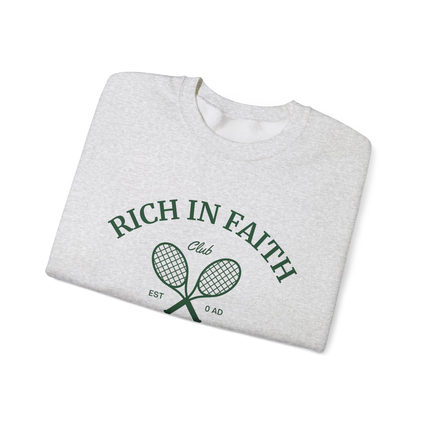 Rich in Faith Crewneck