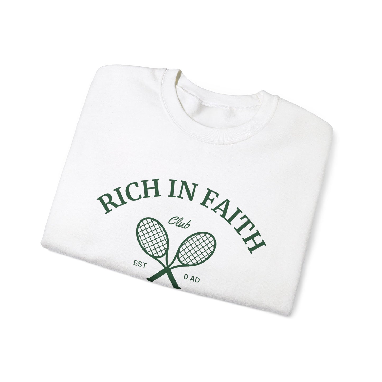 Rich in Faith Crewneck