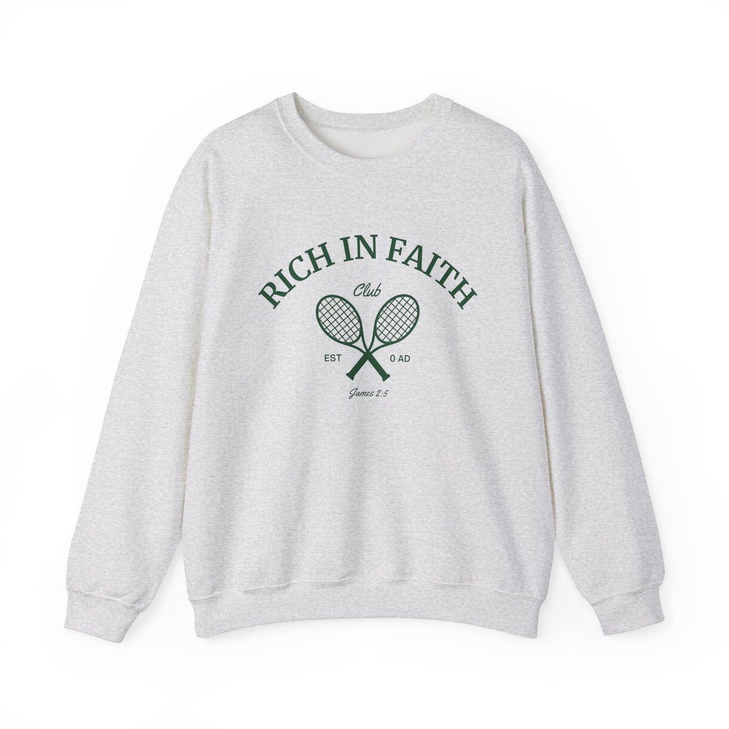 Rich in Faith Crewneck