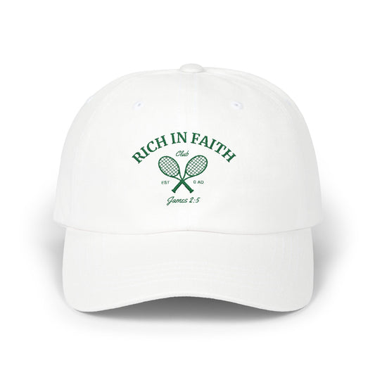 Rich in Faith Dad Cap