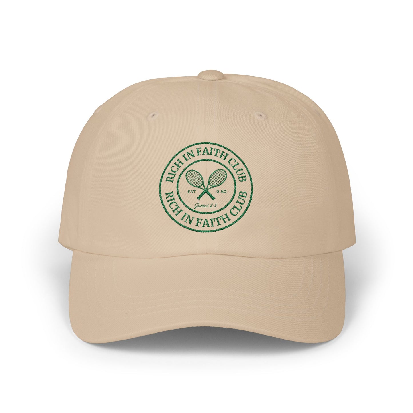 Rich in Faith Logo Dad Cap