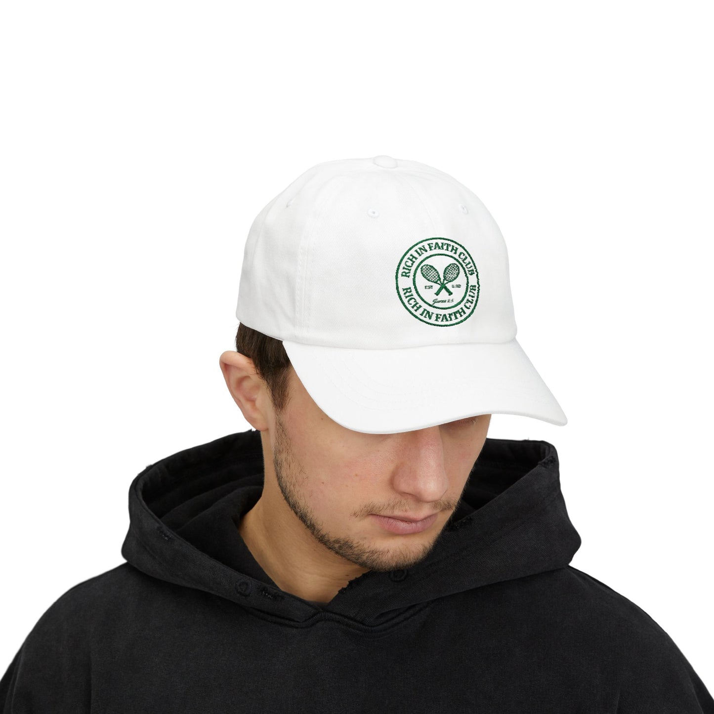 Rich in Faith Logo Dad Cap